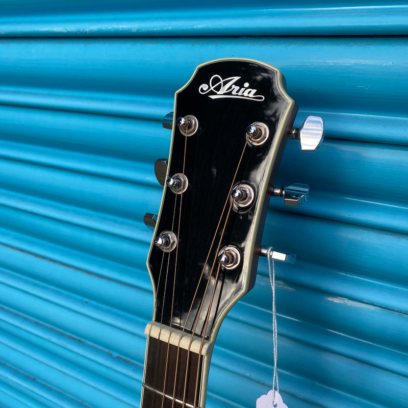 Aria FET Elite Left Handed Electro Acoustic Guitar