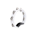 MEINL Percussion Headliner® Series Molded ABS Single-Row Tambourine - White
