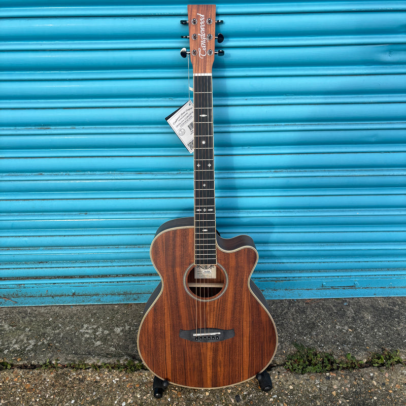 Tanglewood Reunion Pro TRU4CEAK Solid Spruce Top/Koa Vaneer Electro-Acoustic Guitar w/Cutaway