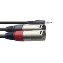 Stagg S Series 1m Y cable, Mini Jack/XLR (m/m)