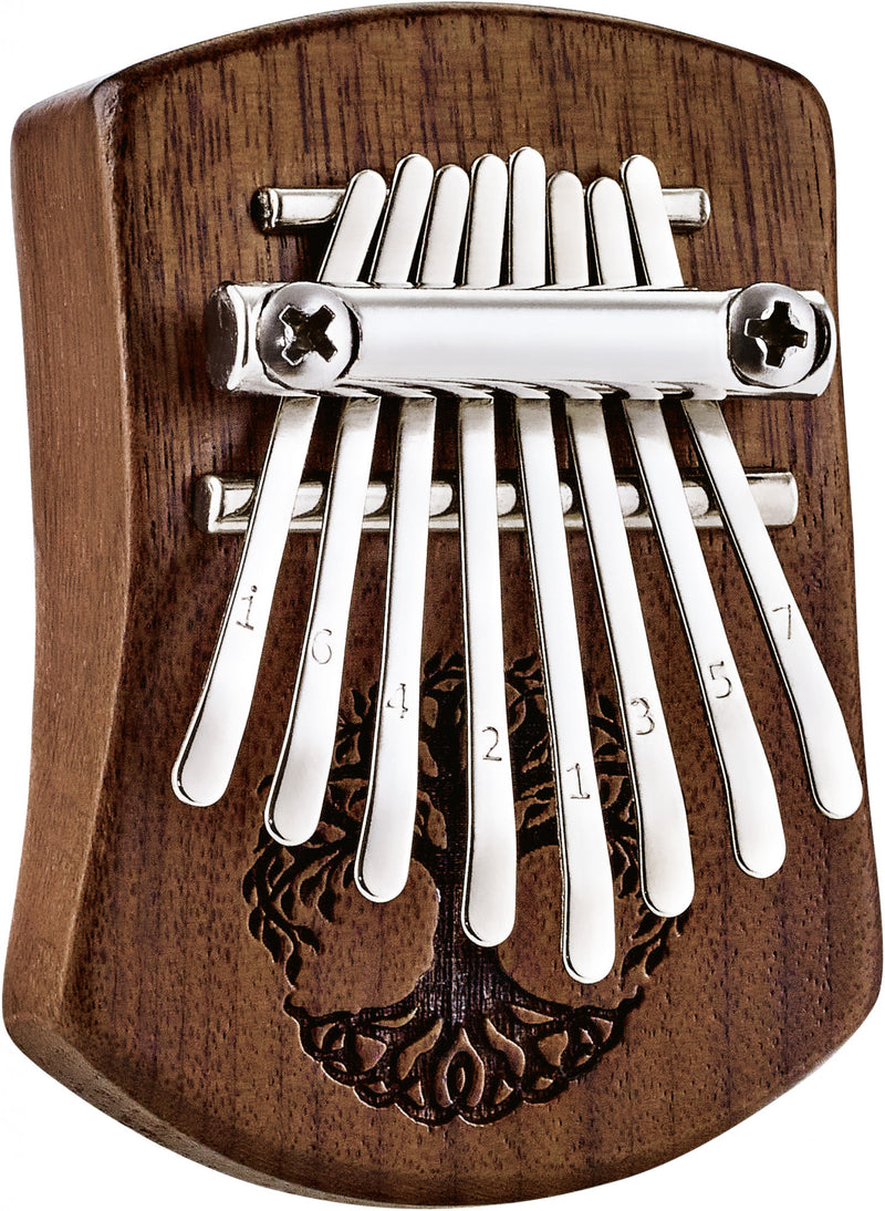 MEINL Sonic Energy Solid "Tree of Life" Mini Kalimba - 8 notes / black walnut