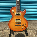 Gould Lexington Flame Amber Burst Electric Guitar (LP Style)