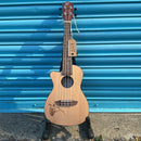 ORTEGA Bonfire Series Electro Concert Ukulele 4 String Lefty - Spruce/Sapele Natural