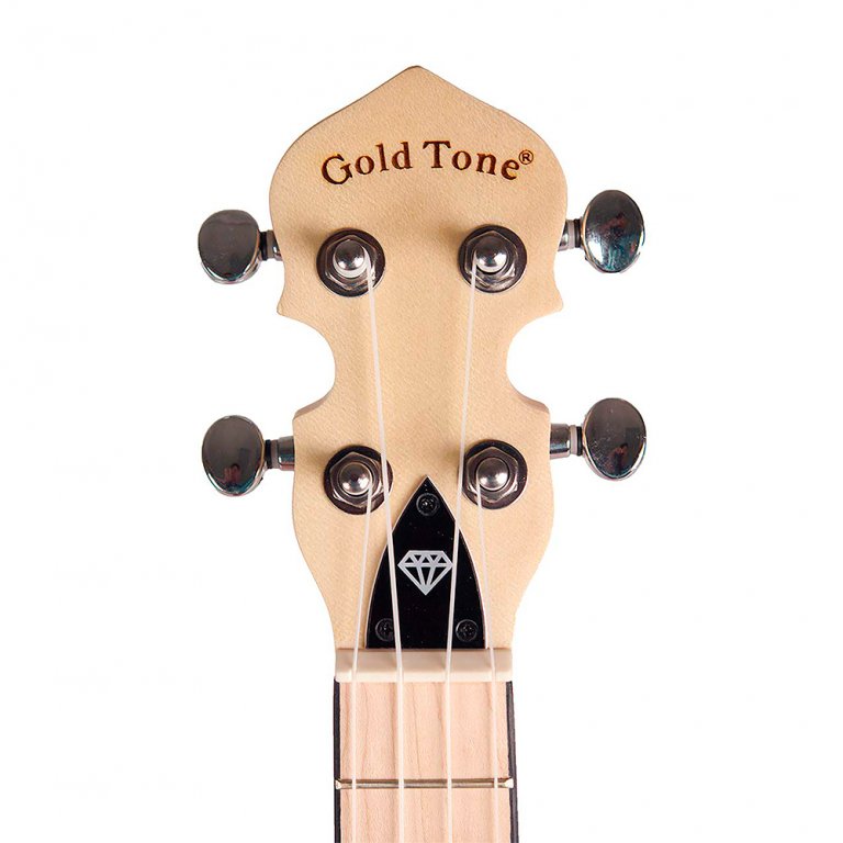 Gold Tone Little Gem Concert Banjo Transparent Ukulele with Gig Bag (With Built in LED Lights)