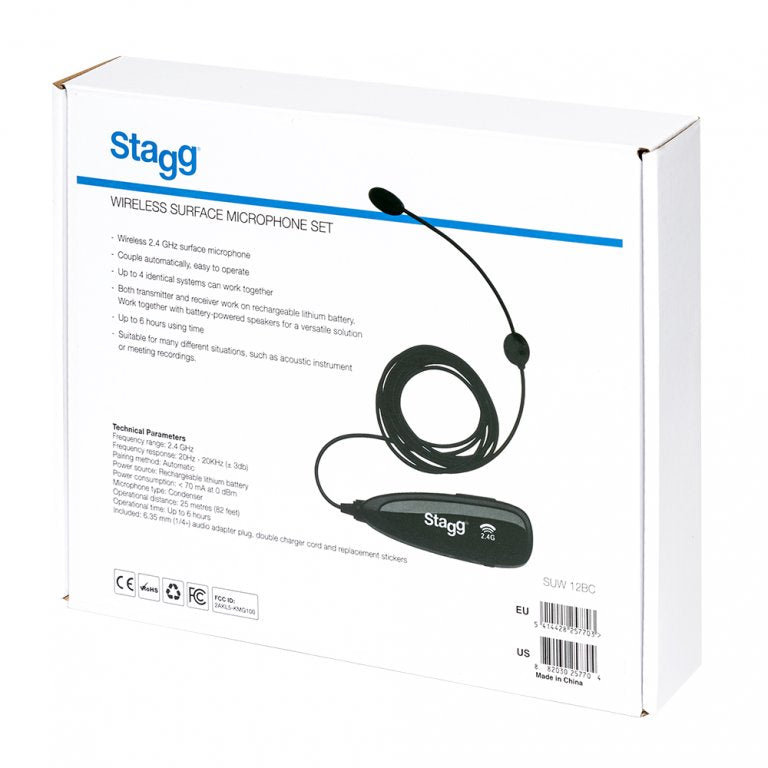 Stagg Wireless Surface Microphone Set (SUW 12BC)