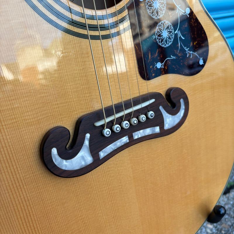 Pre-Loved Epiphone EJ-200 Natural Acoustic Guitar Inc Hardcase