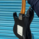 (Pre-Loved) Squier Stratocaster Electric Guitar in Black MIK (Made In Korea)