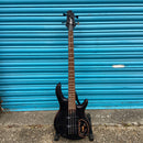 Cort B4 Element Bass Guitar in Transparent Black
