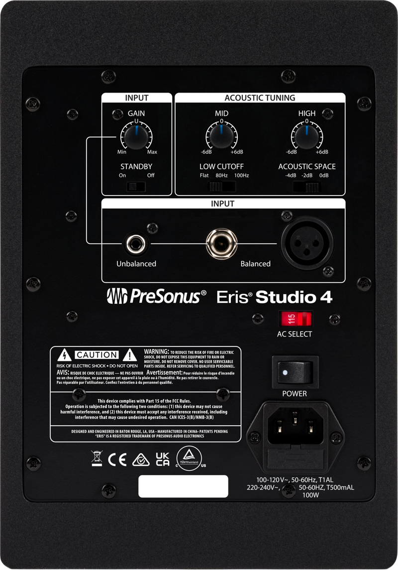 Presonus Eris Studio 4 Active Studio Monitor (Single)