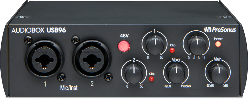 PreSonus Audiobox 96K Complete Audio Recording Bundle