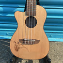 ORTEGA Bonfire Series Electro Concert Ukulele 4 String Lefty - Spruce/Sapele Natural