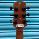 Adam Black O-2 Travel Guitar with Armrest Bevel - Vintage Satin Burst, Inc. Gig Bag