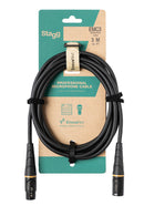 Stagg E Series 3M XLR to XLR Cable (Made in Europe)