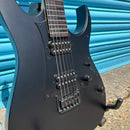 Pre-Loved Ibanez Gio Stealth Black Flat Electric Guitar