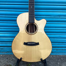 Tanglewood TJ4CE Java Solid Spruce Top Super Folk Electro Acoustic Guitar with Cutaway