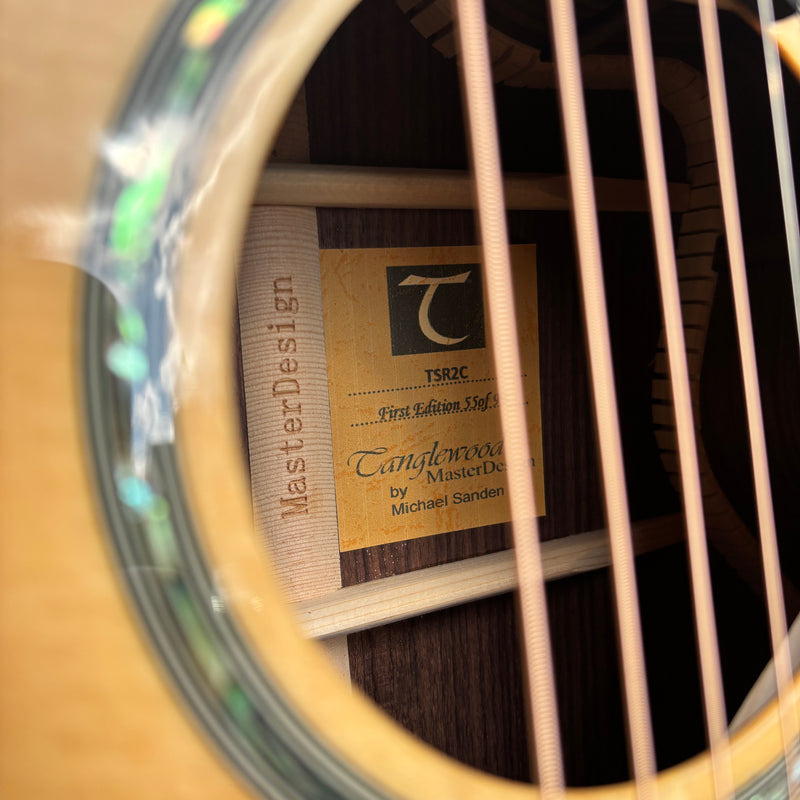 Tanglewood TSR2C Master Design Electro Acoustic Guitar inc. Hard Case