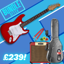 Aria STG-003 Beginner Electric Guitar Upgrade Package