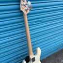 Squier Affinity Series Active Jazz Bass Guitar in Olympic White
