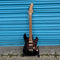 Crafter Crema HSS Electric Guitar - Cosmic Black with Maple Fingerboard
