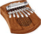 MEINL Sonic Energy Solid "Flower of Life" Mini Kalimba - 8 notes / Red Zebrawood