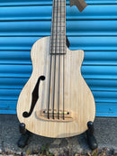 ORTEGA Bamboo Series Short Scale Uke Bass 4 String - Solid Bamboo + Bag