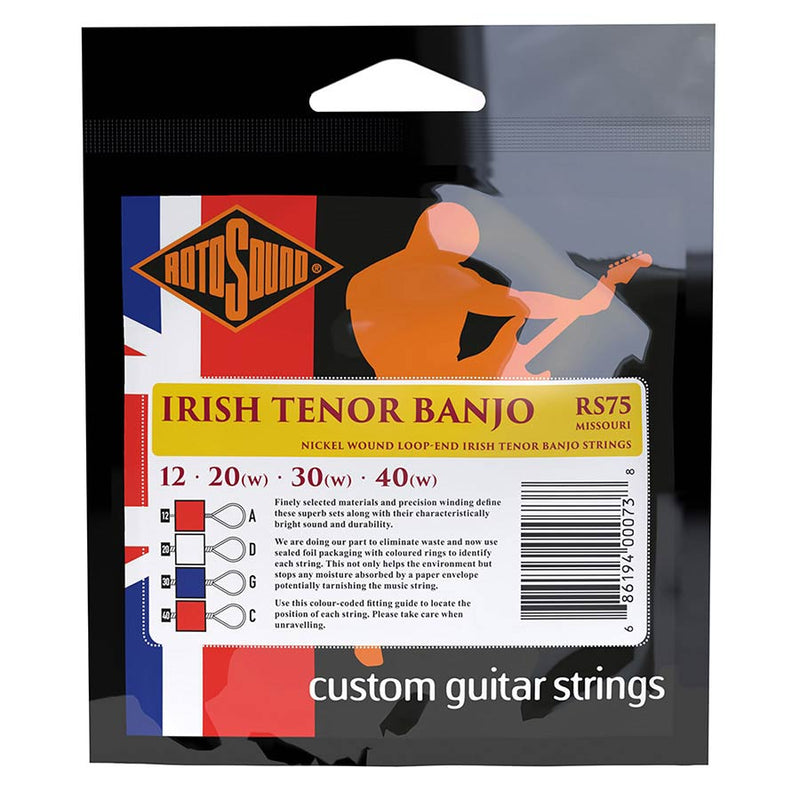 RotoSound 'Missouri' Tenor Banjo (4 string) String Set