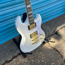 Gould Steelport Electric Guitar - White