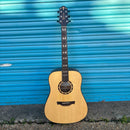 Crafter ABLE D620 N Dreadnaught Acoustic Guitar Solid Spruce Top Inc. Padded Gig Bag