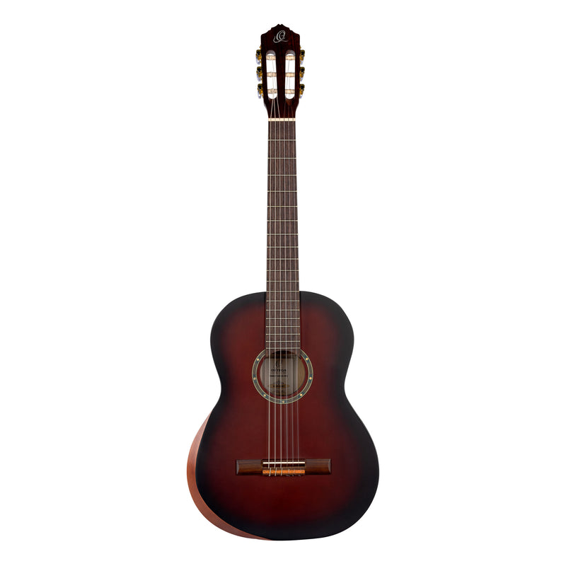 ORTEGA Student Series Pro DeLuxe 4/4 Classical Guitar - Solid Spruce / Catalpa Bourbon Fade