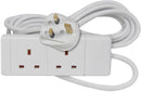 Mercury 2 Gang Extension Lead - 2m