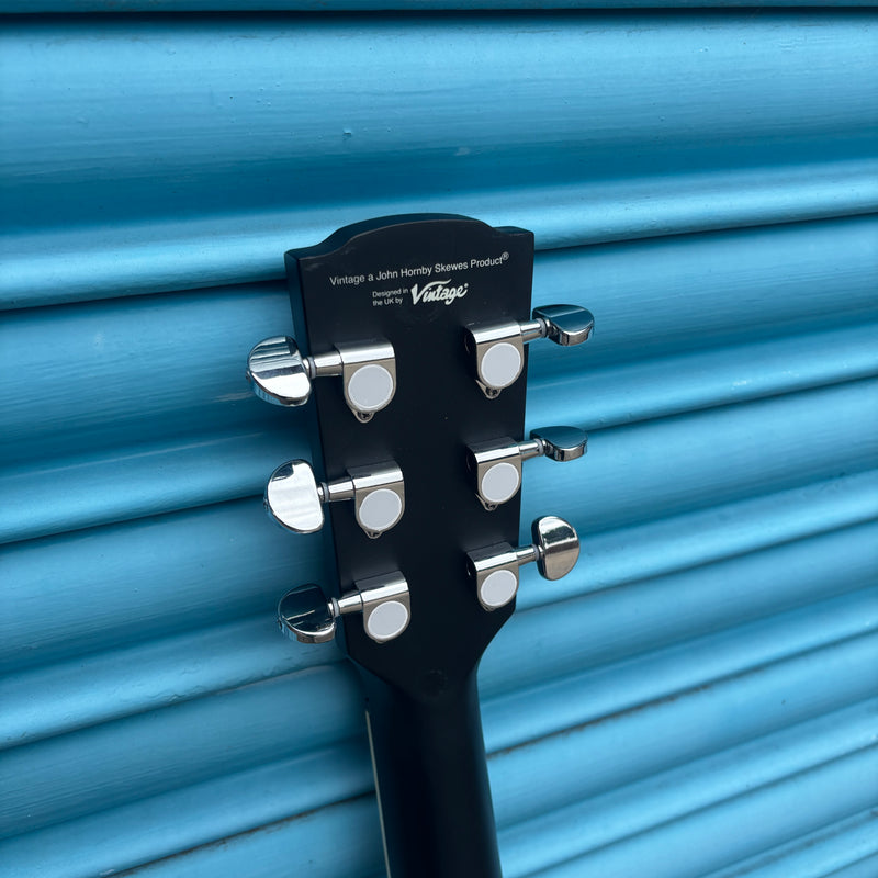 Vintage Pacific Coast Series Acoustic Guitar Midnite Black