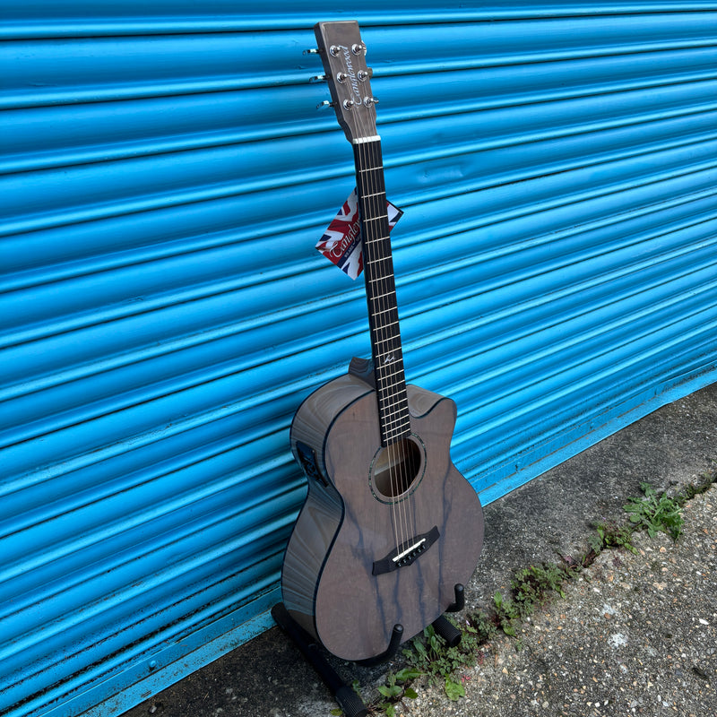 Tanglewood Azure TA4CEGY Super-Folk Electro-Acoustic Guitar Grey