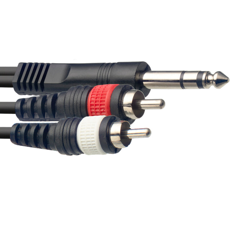 Stagg S Series Y-Cable Jack / 2x RCA