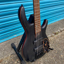 Cort B4 Element Bass Guitar in Transparent Black