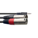 Stagg S series Y cable, mini jack/XLR (m/m)