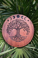 MEINL Sonic Energy 12" Rain Disk, Stream Sound, Moon Phases & Tree of Life Carving