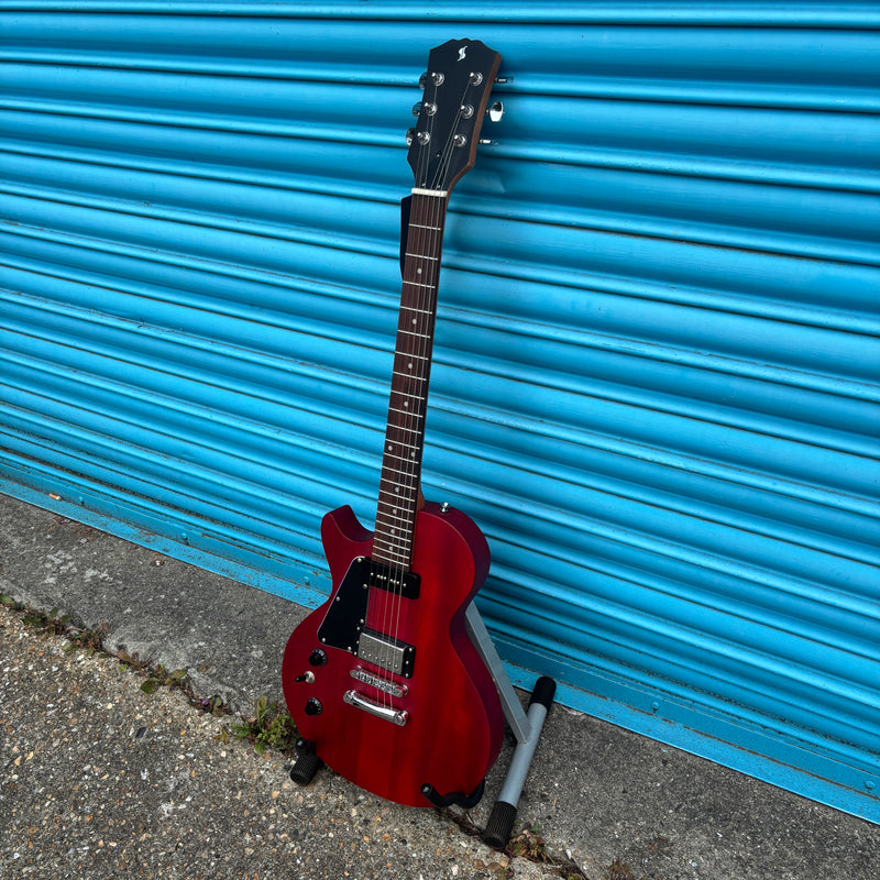 Stagg SEL-HB90 Cherry Left Hand Electric Guitar