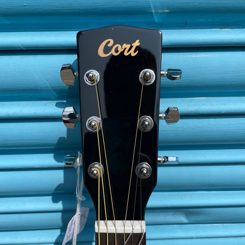 Cort L60 Solid Spruce Acoustic Guitar - Black