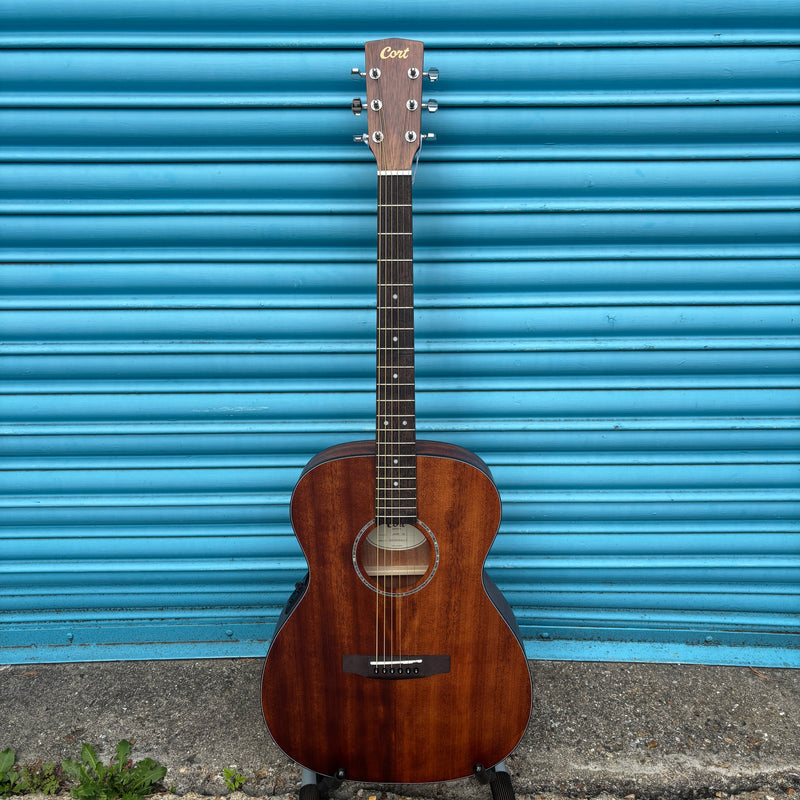 Cort L60-MF-OP Electro Acoustic Guitar - Solid Mahogany Top
