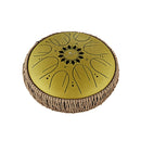 Meinl Sonic Energy Medium Octave Steel Tongue Drum, Gold, C Major (432 Hz), 8 Notes, 10" / 25 cm