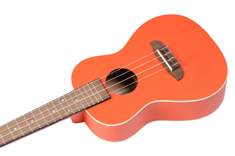 Ortega Earth Series Concert Ukulele Hokkaido Pumpkin Orange RUPUKI