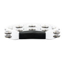 MEINL Percussion Headliner® Series Molded ABS Dual-Row Tambourine - White