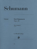 Schumann - Drei Romanzen Opus 28 - Three Romances for Piano - Urtext (G.Henle Verlag Publisher)