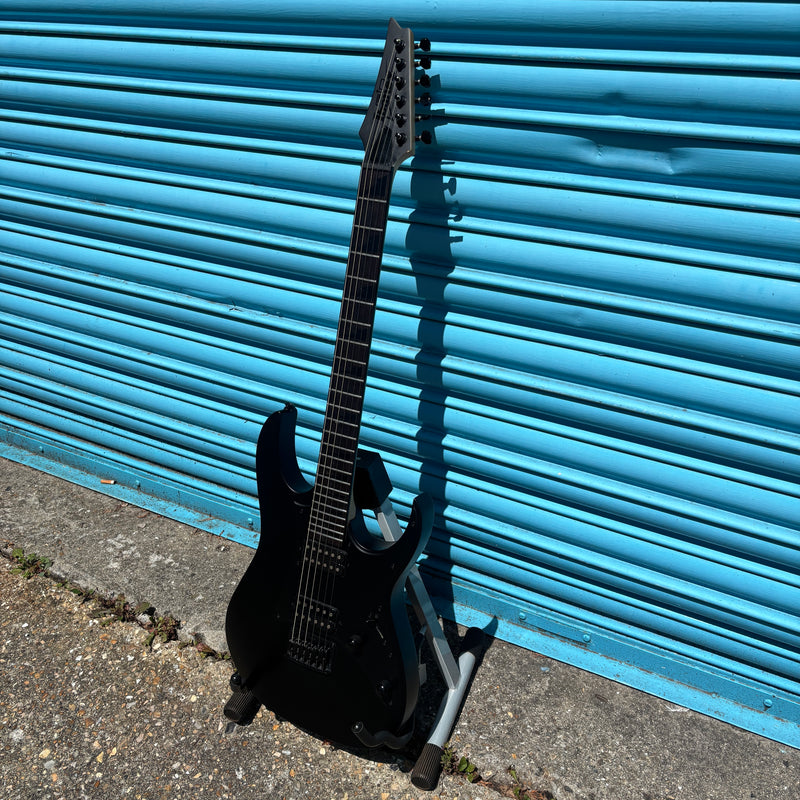 Pre-Loved Ibanez Gio Stealth Black Flat Electric Guitar