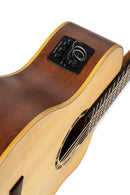 Ortega Family Series Pro Electro Classical Guitar 7 String - Solid Spruce / Sapele Natural + Padded Gig Bag