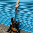 (Pre-Loved) Squier Affinity Strat Style Guitar in Sunburst w/Black Pickguard