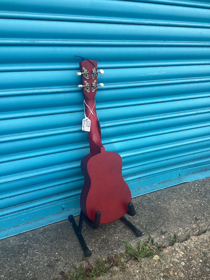 Vintage Laka Rainbow Series Soprano Ukulele - Natural (Inc. Gig Bag)