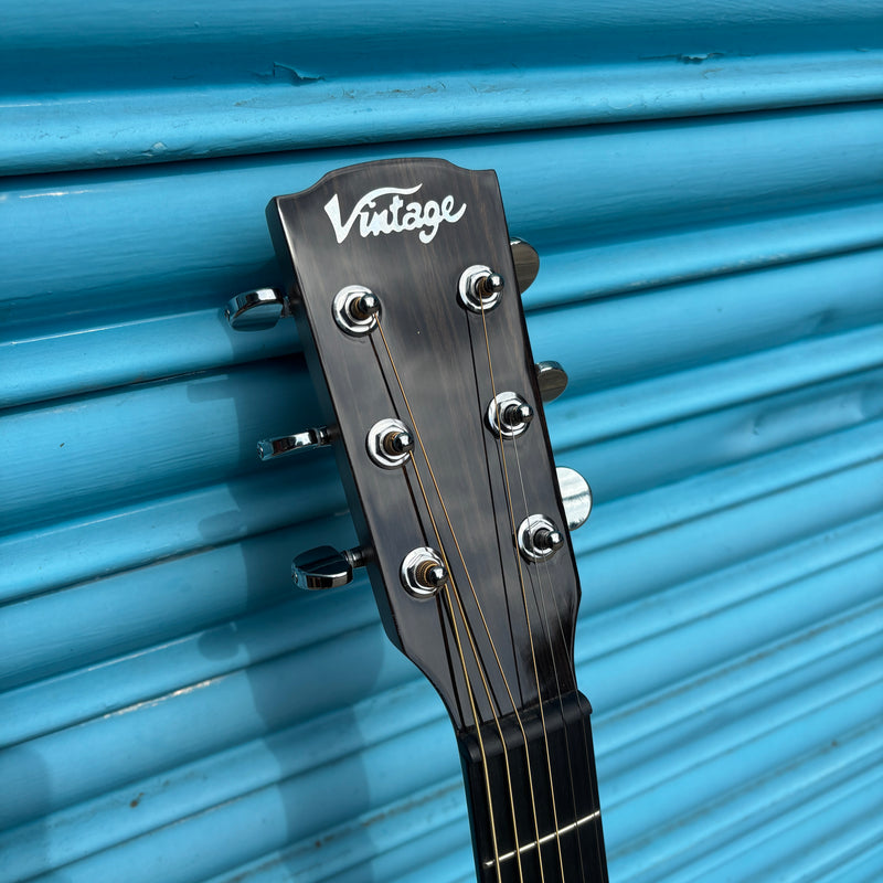 Vintage Pacific Coast Series Acoustic Guitar Denim Blue