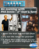 An evening with Phil Jones, 3rd Sept 2026, 4pm-8pm