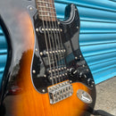 (Pre-Loved) Squier Affinity Strat Style Guitar in Sunburst w/Black Pickguard